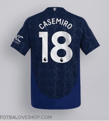 Manchester United Casemiro #18 Venkovní Dres 2024-25 Krátký Rukáv